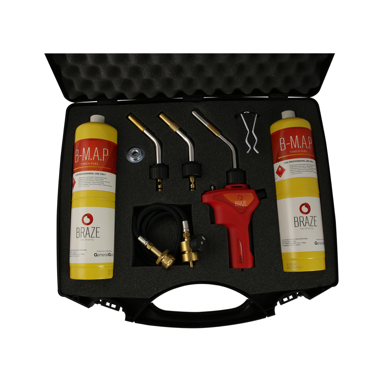 B-Braze® Kit 1 für das Löten in einem Gehäuse (Flammentemperatur bis zu 3.100°C/5.612°F)