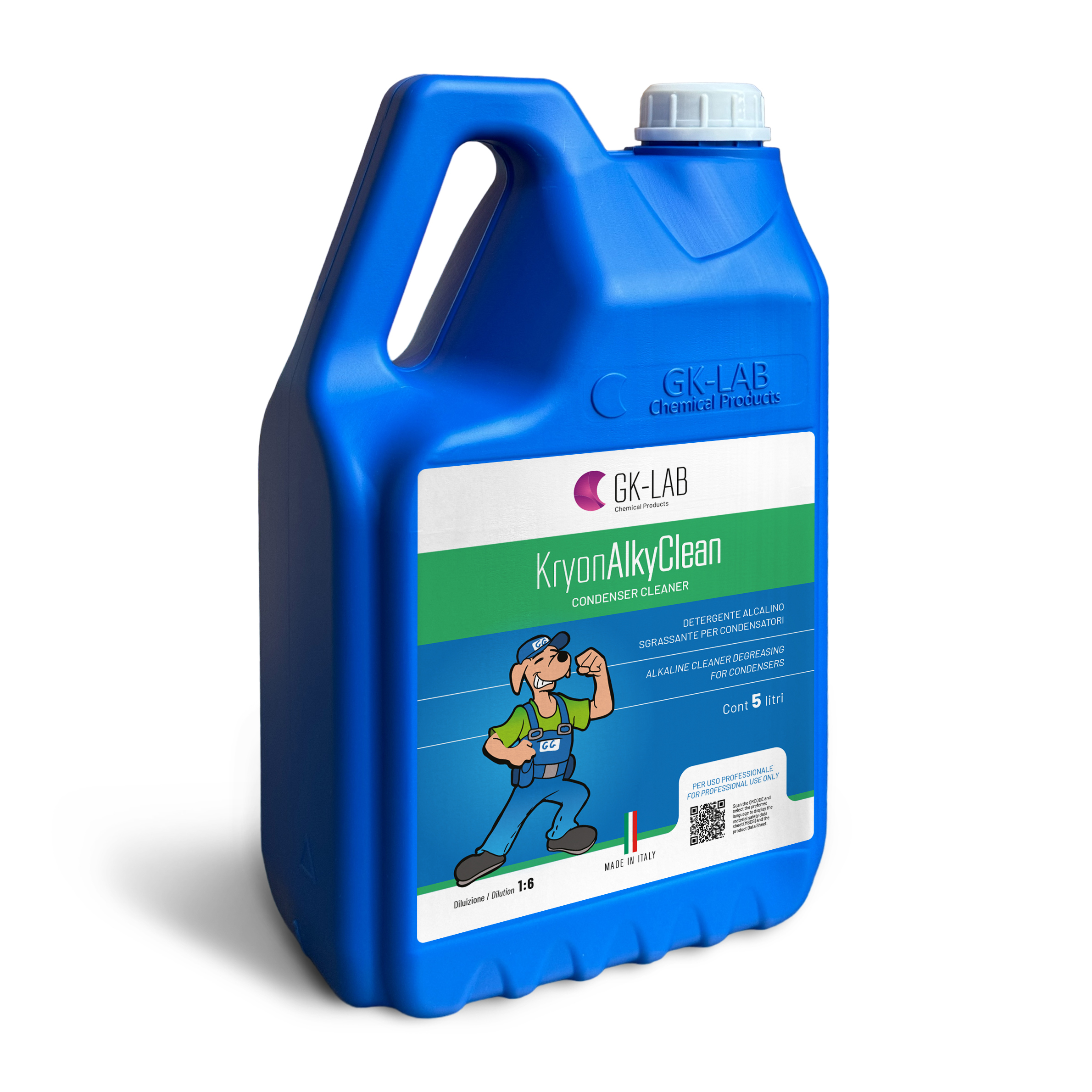 GK-Lab Alkalisches Kondensator Kryon AlkyClean – Verdünnung 1:6 – 5-Liter-Kanister